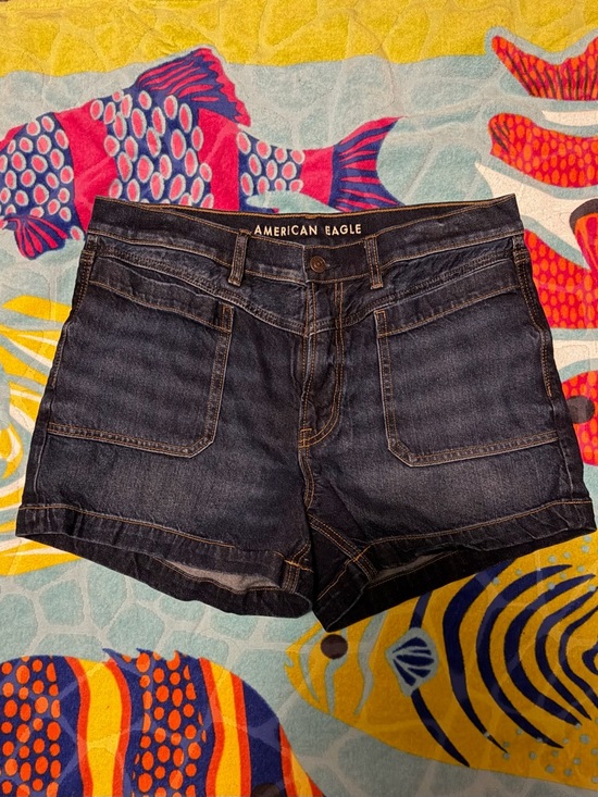 American Eagle Outfitters Pants - American Eagle Outfitters Dark Indigo Denim Women's Shorts